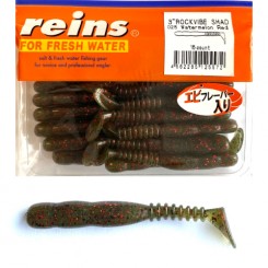 TWISTERE REINS ROCKVIBE SHAD 7.6CM (3") WATERMELON RED 15 BUC
